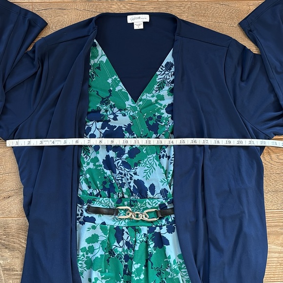 Jaclyn Smith 1 piece Blouse & Attached Cardigan, Women’s size 1X - Picture 5 of 7